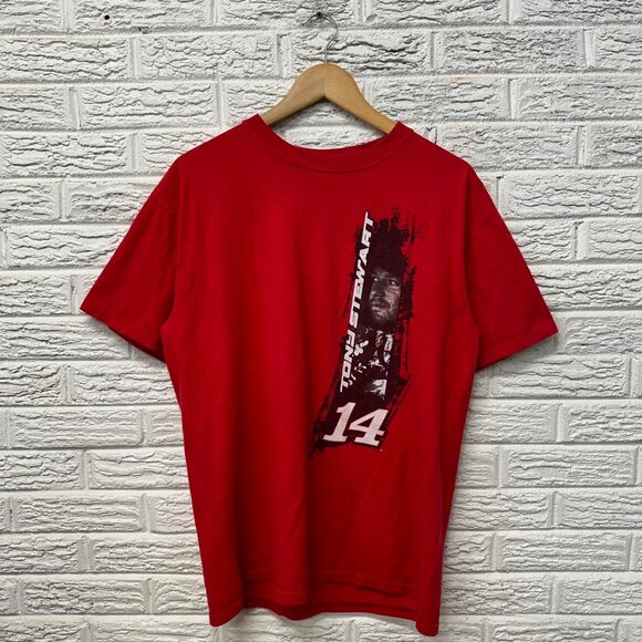 Vintage Tony Stewart‎ Nascar Shirt Men’s Large  Y2K Red Short Sleeve Tee - Picture 2 of 4